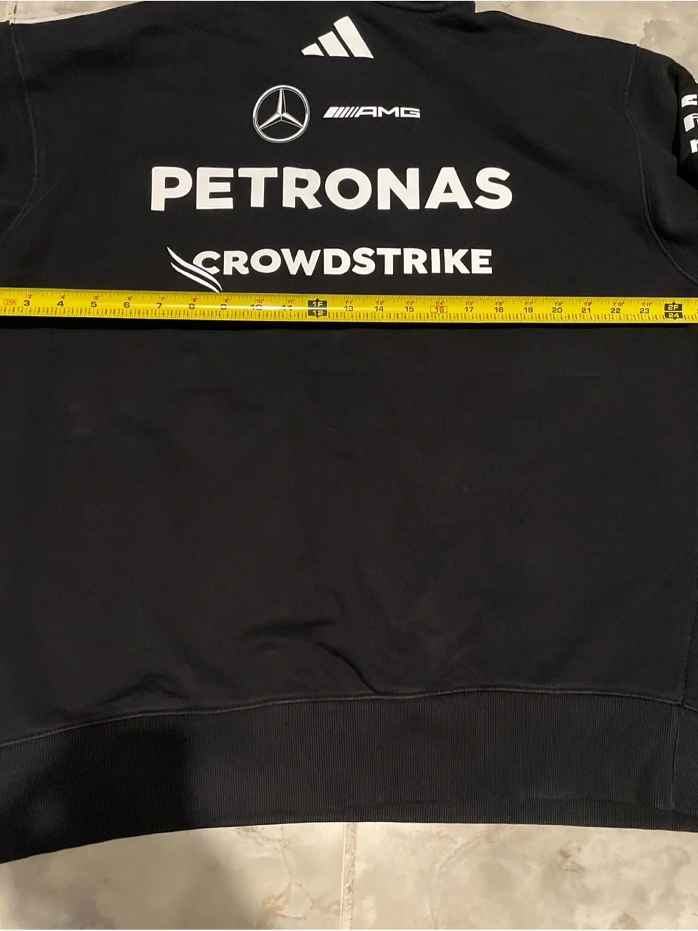 Mercedes AMG Petronas Hoodie Sweatshirt Mens XL F1 Formula One Adidas